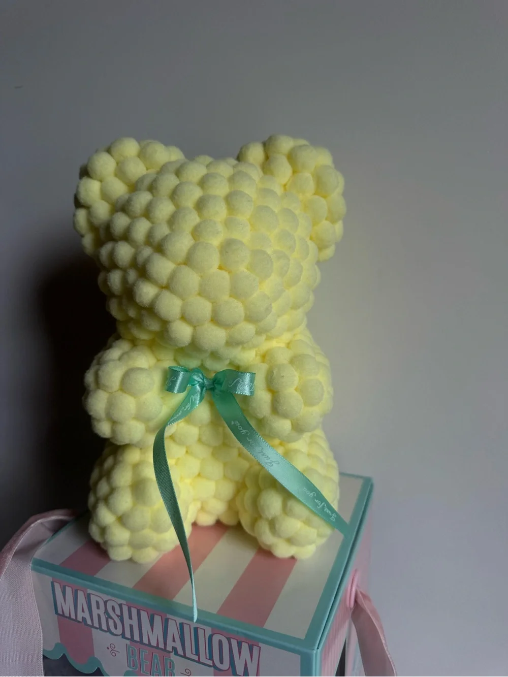 💗5 for $25💗 Motion Design Always & Forever Yellow Marshmallow Bear Decor Plush